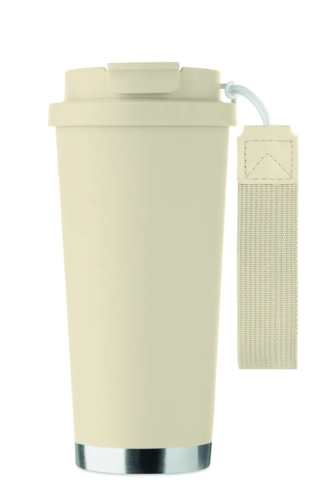 Topaz Large · Dubbelwandige beker 500ml – Beige