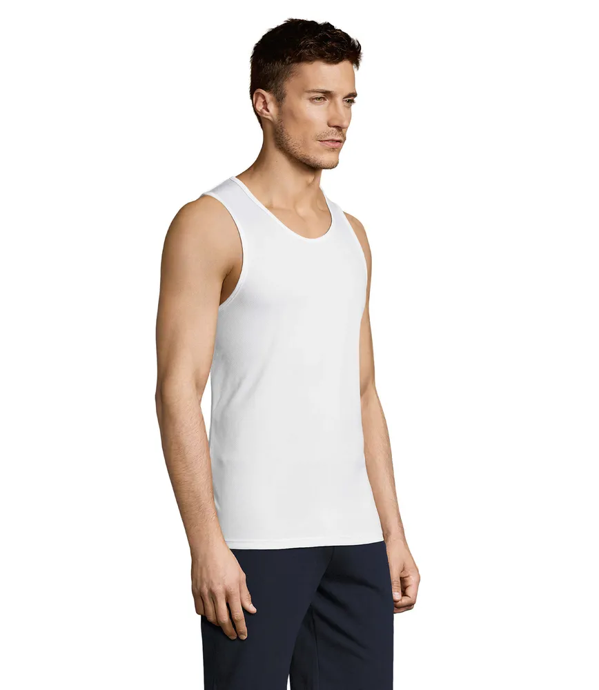 Sporty Tt Men Tank Top – Wit
