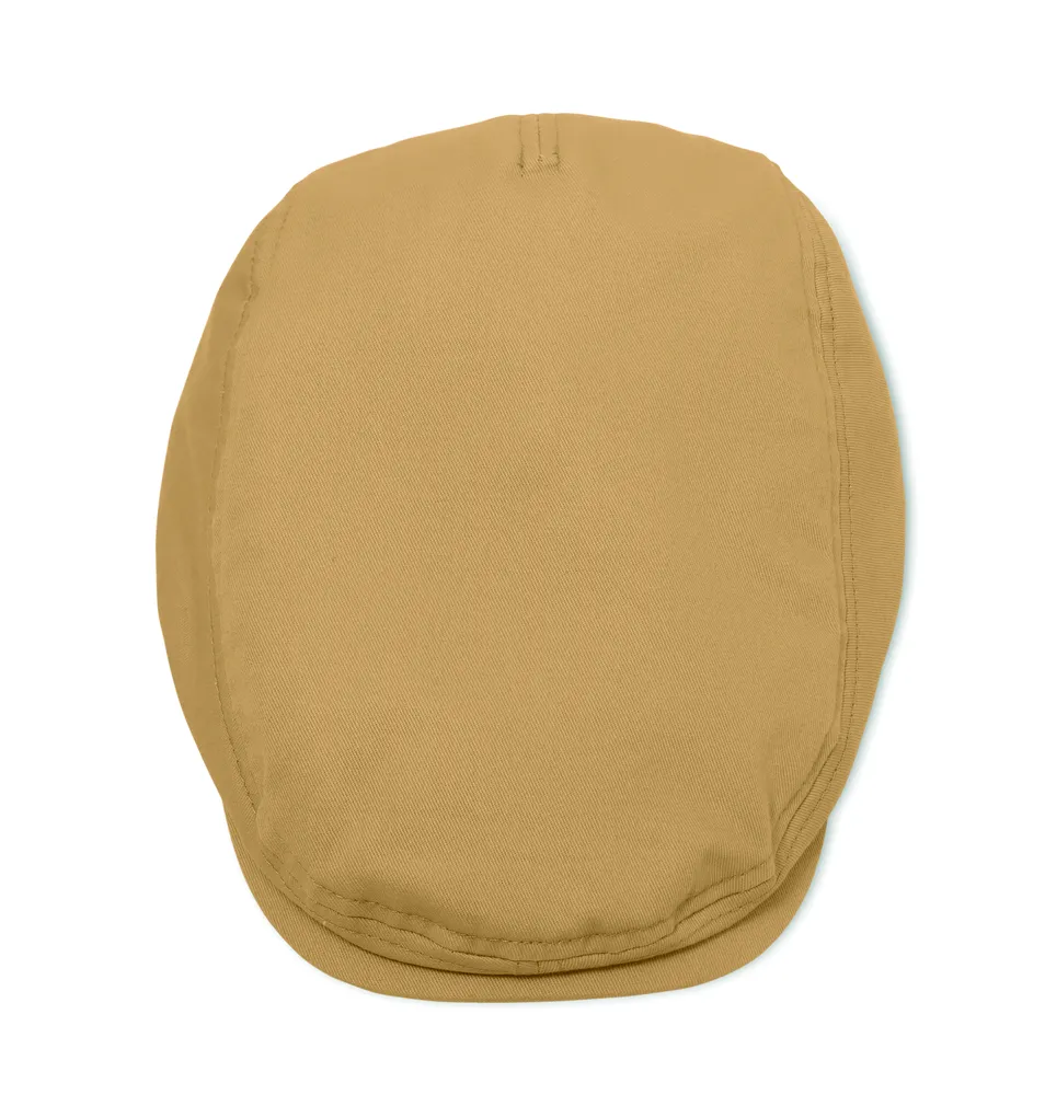 Flat Peak · Newsboy platte pet 235g/m² – Khaki