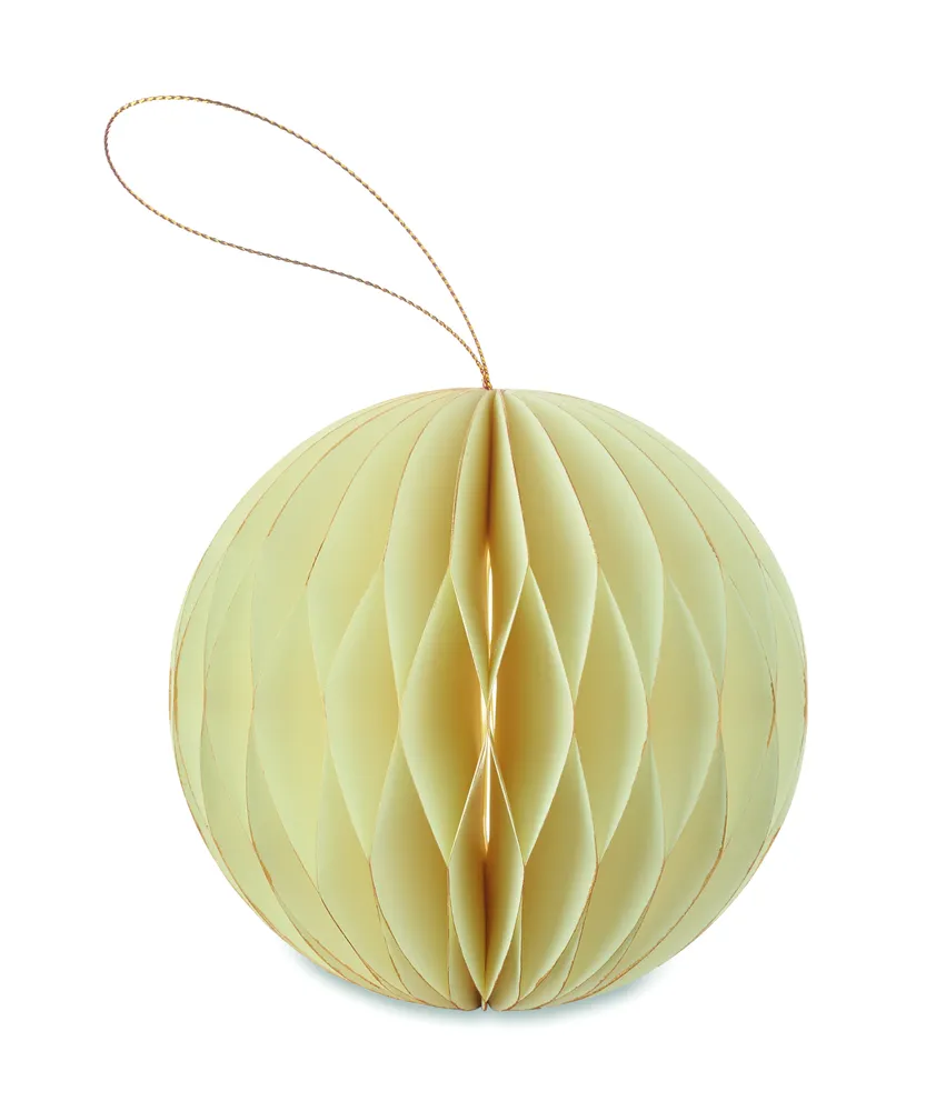 Harmobauble · Opvouwbare kerstbalhanger – Beige