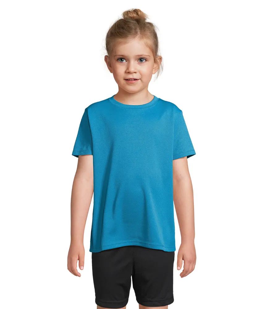 Sprint Kids Sports T-shirt – Aqua