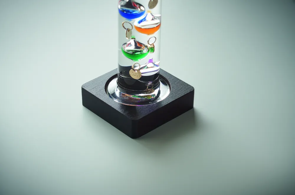 Galileo thermometer glas 28cm – Transparant