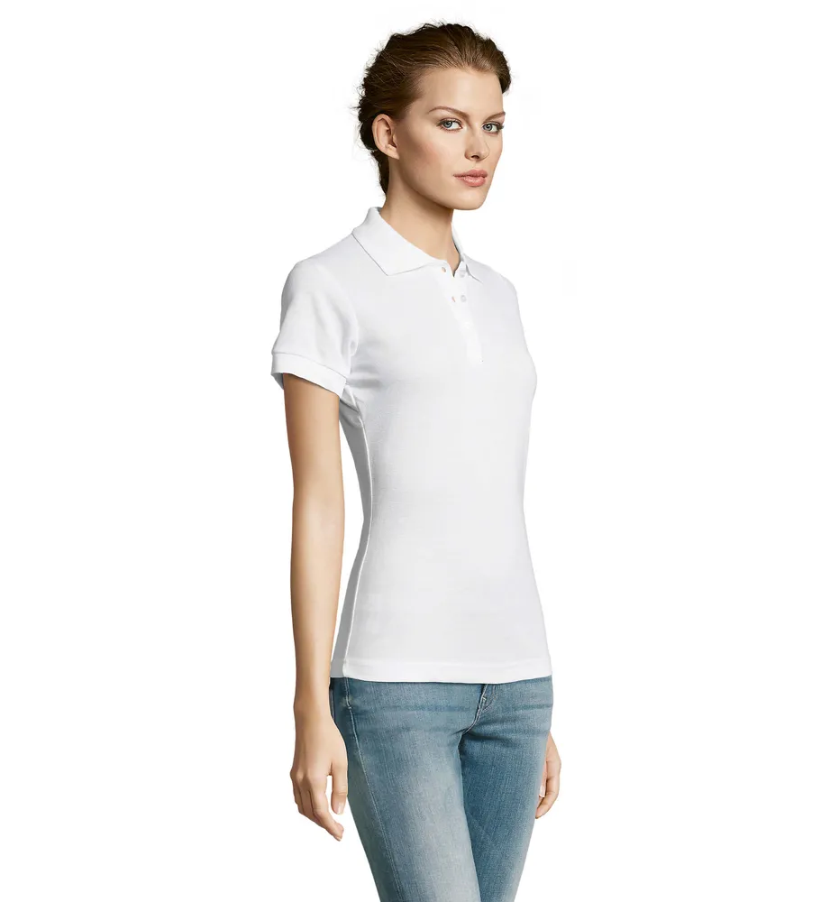Prime Women · Prime dames polo200g – Wit