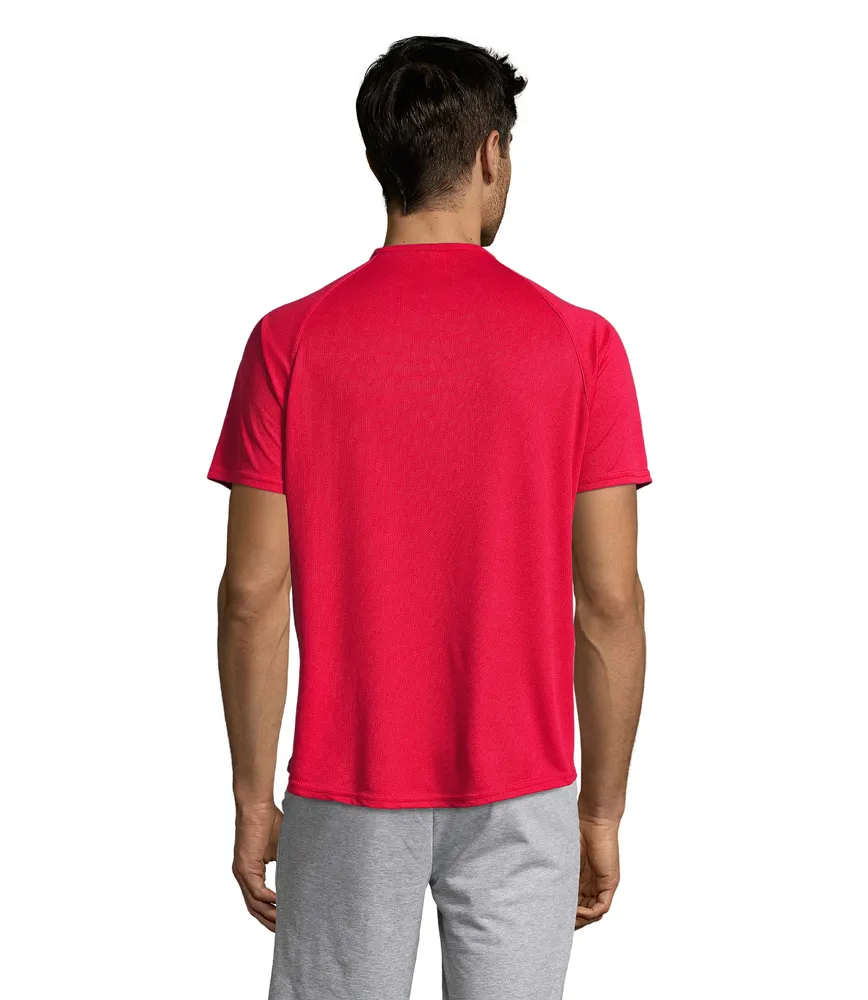 Sporty Heren T-shirt – Rood