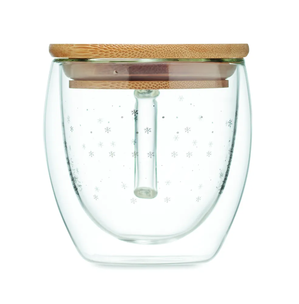 Sian · Dubbelwandige borosilicaat mok – Transparant