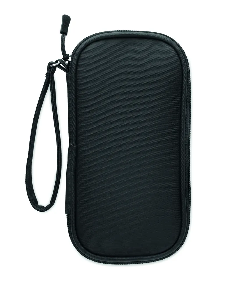 Allthere · 600D RPET tech organizer etui – Zwart
