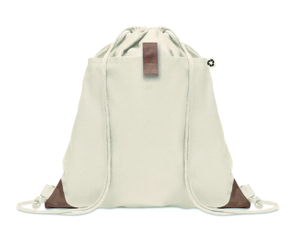 Panda Bag · Trekkoord rugzak – Beige
