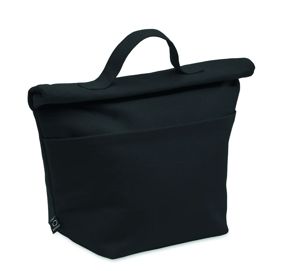 Recoba Colour · Gerecycled katoenen koeltas – Zwart