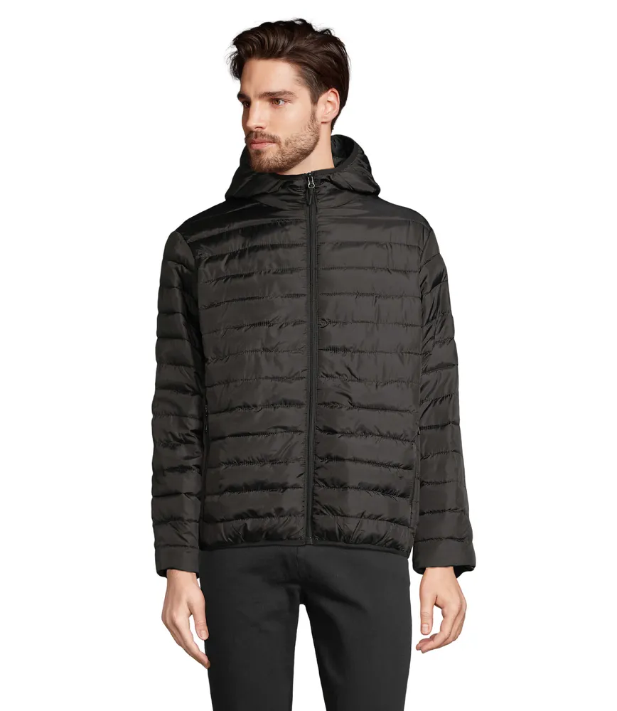 Stream Hooded Men Parka – Zwart