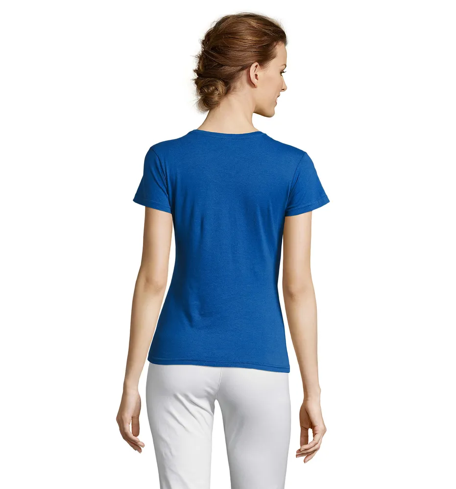 Miss dames t-shirt 150g – Koningsblauw