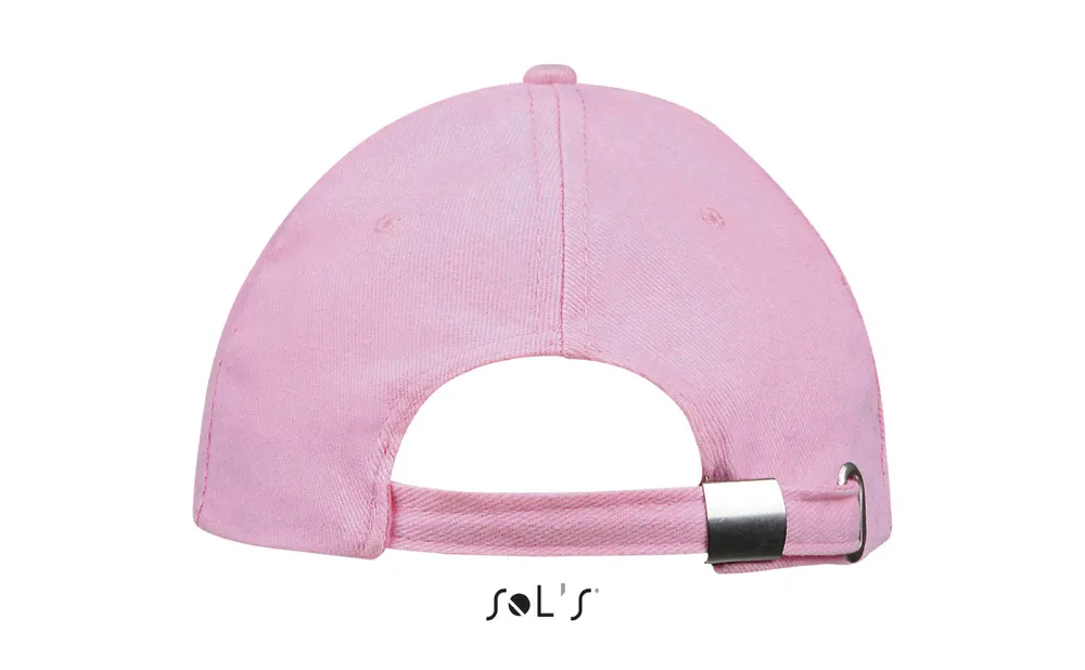 Buffalo Six Panel Cap – Pink/white