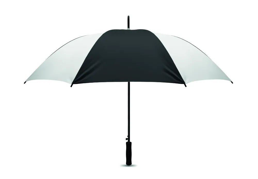 Swansea · Paraplu, 27 inch – Wit/zwart