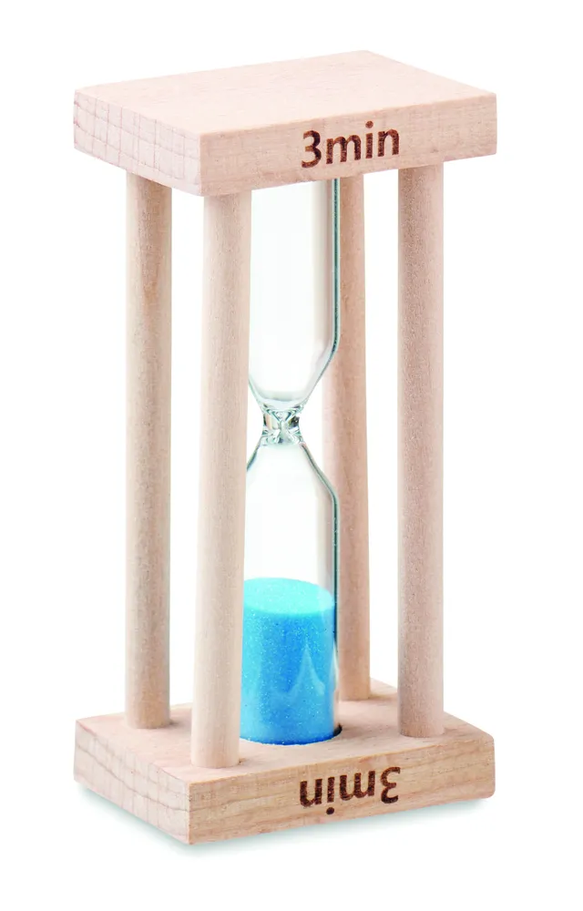 Ci · Houten zandloper 3 minuten – Hout