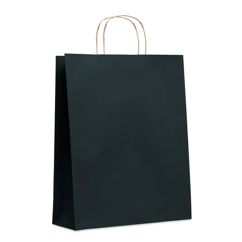 Paper Tone L · Grote papieren geschenktas – Zwart