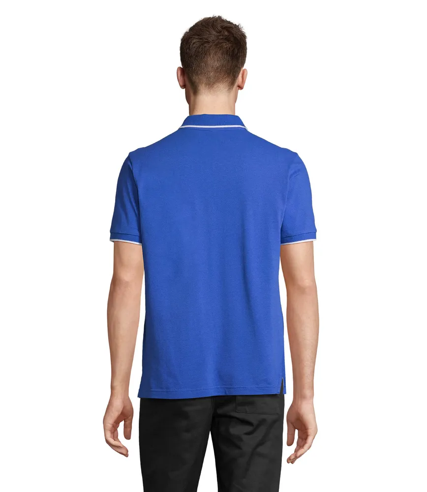 Palermo Poloshirt – Koningsblauw/wit