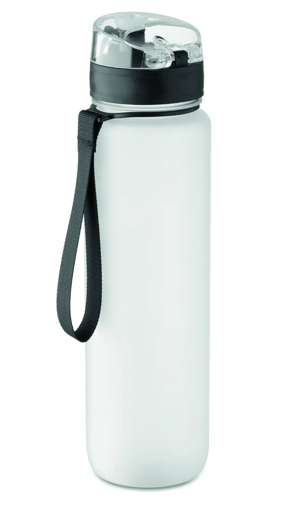 Isforden Mark · Sportwaterfles RPET 1L – Transparant wit