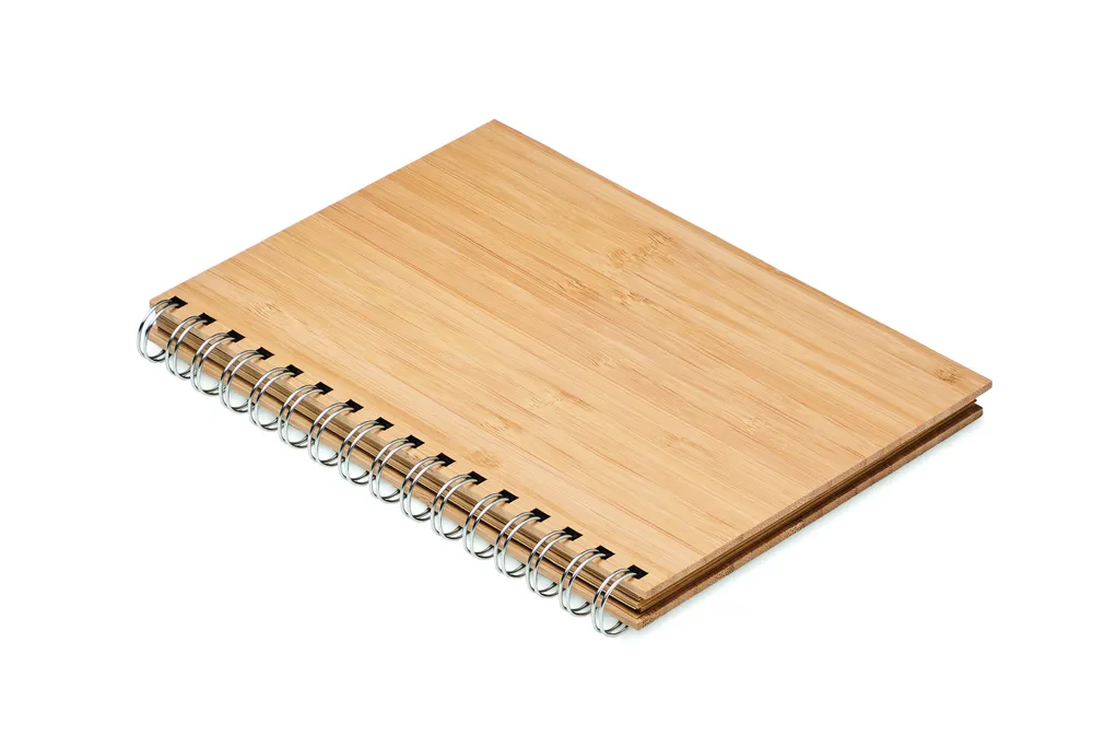 Bram · A5 notitieboekje van bamboe – Hout