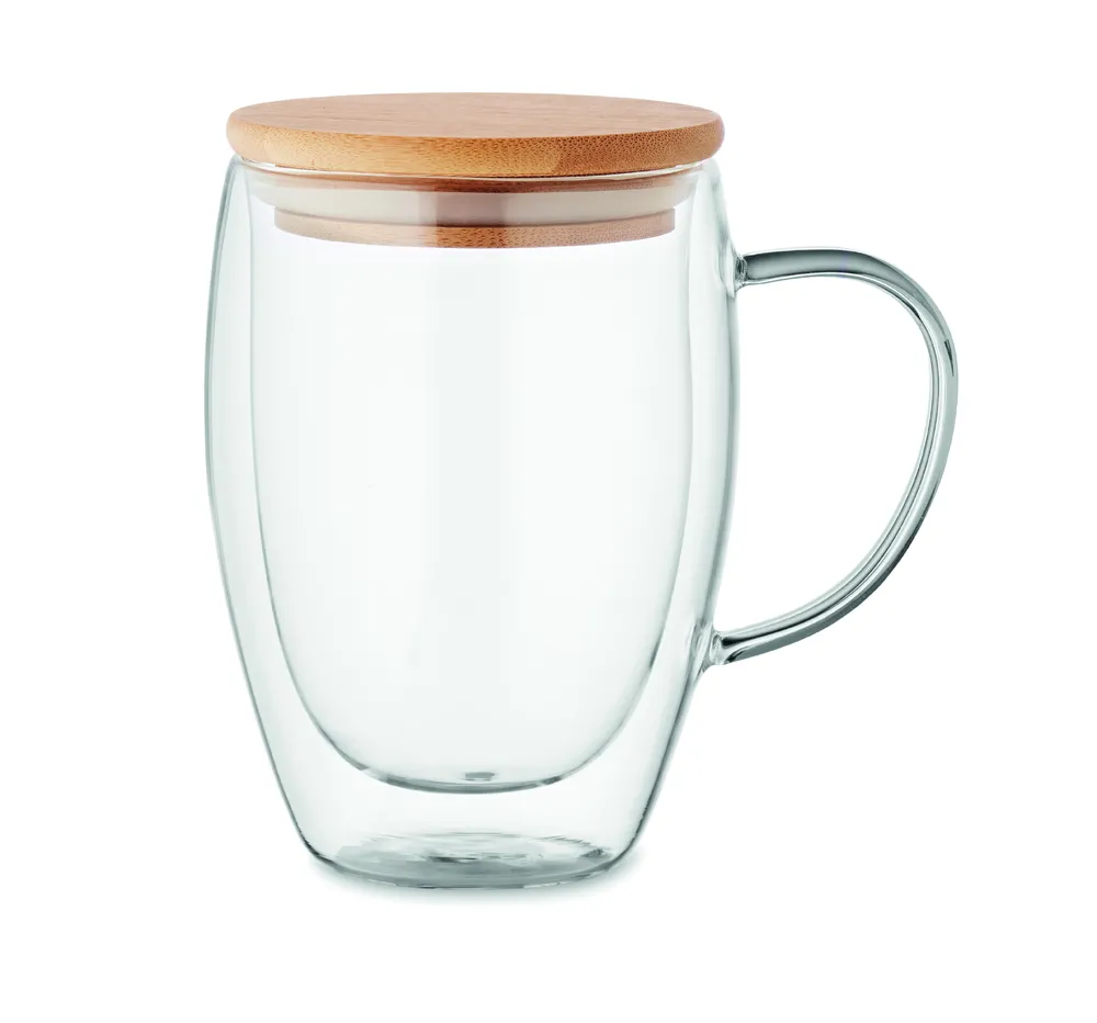 Tirol · Dubbelwandige mok 350 ml – Transparant