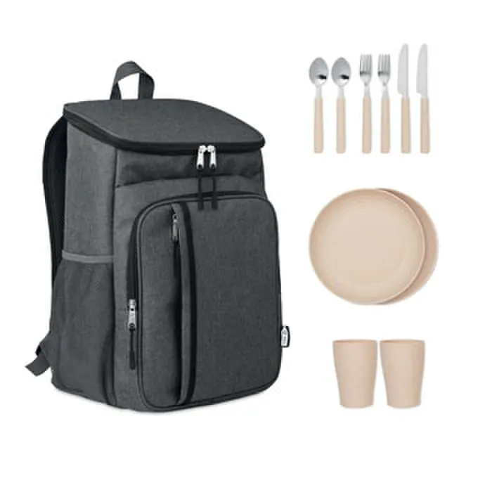 Montecool · 600D RPET outdoor koeltas – Zwart