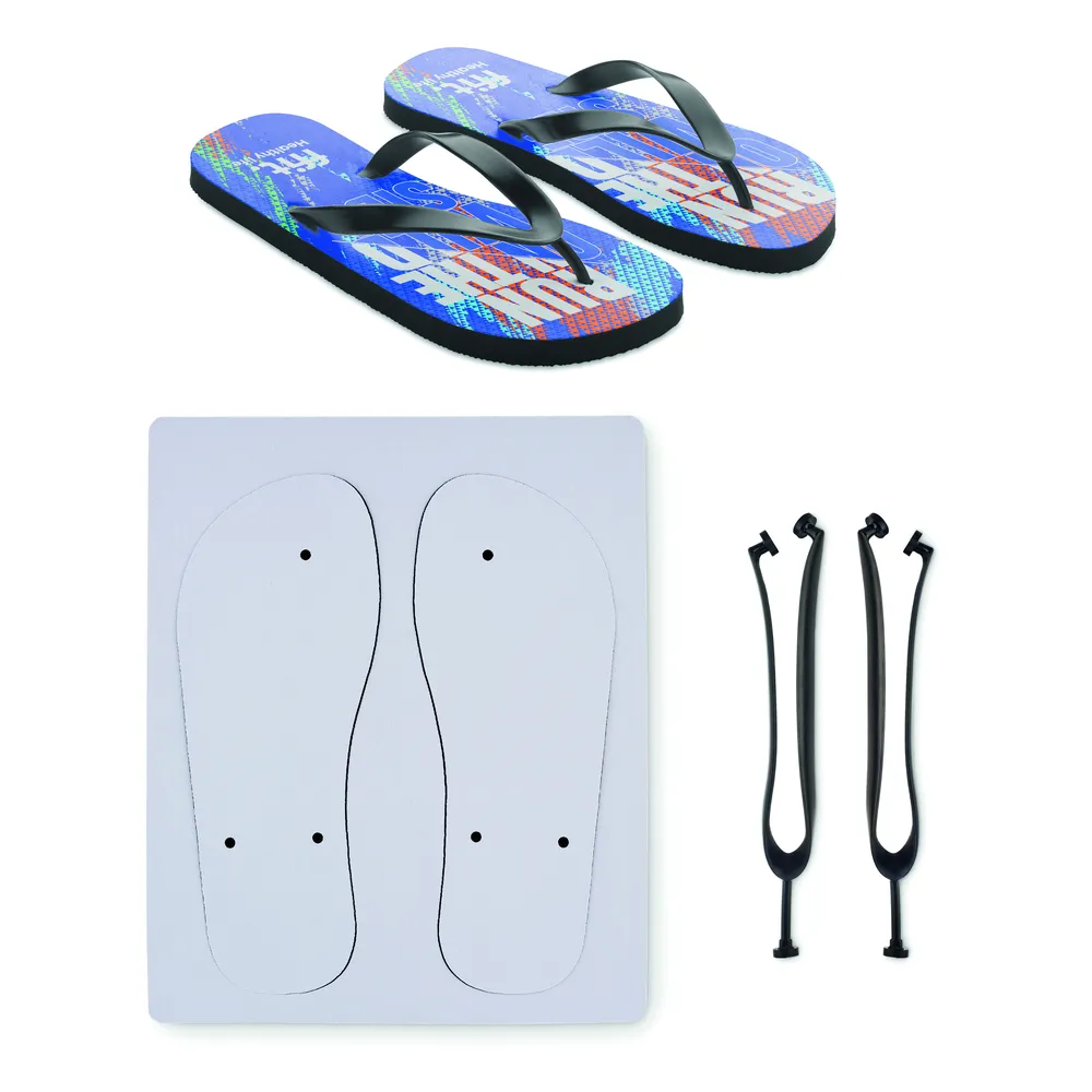 Do Mel · Sublimatie slippers 44-46 – Zwart