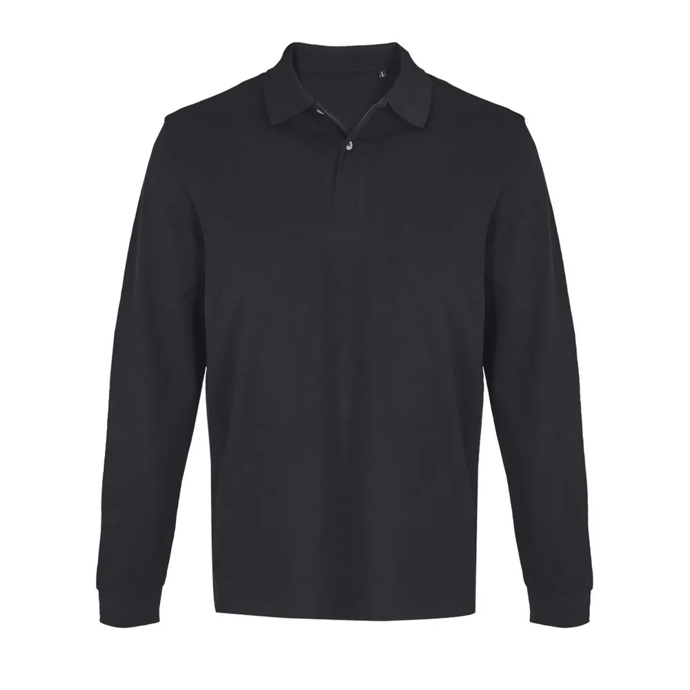 Pacific Lsl Polo – Zwart