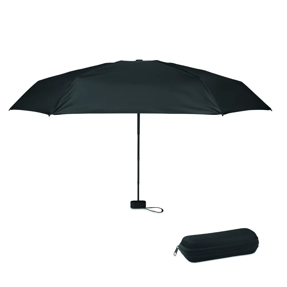 Portland · 19 inch opvouwbare paraplu – Zwart