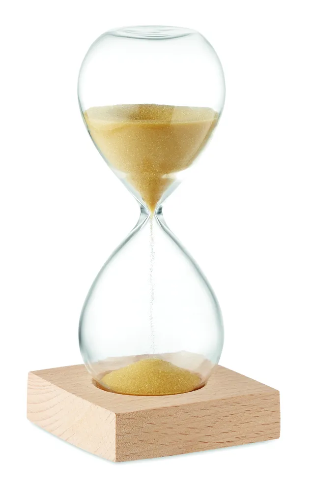 Desert · Zandloper van 5 minuten – Beige