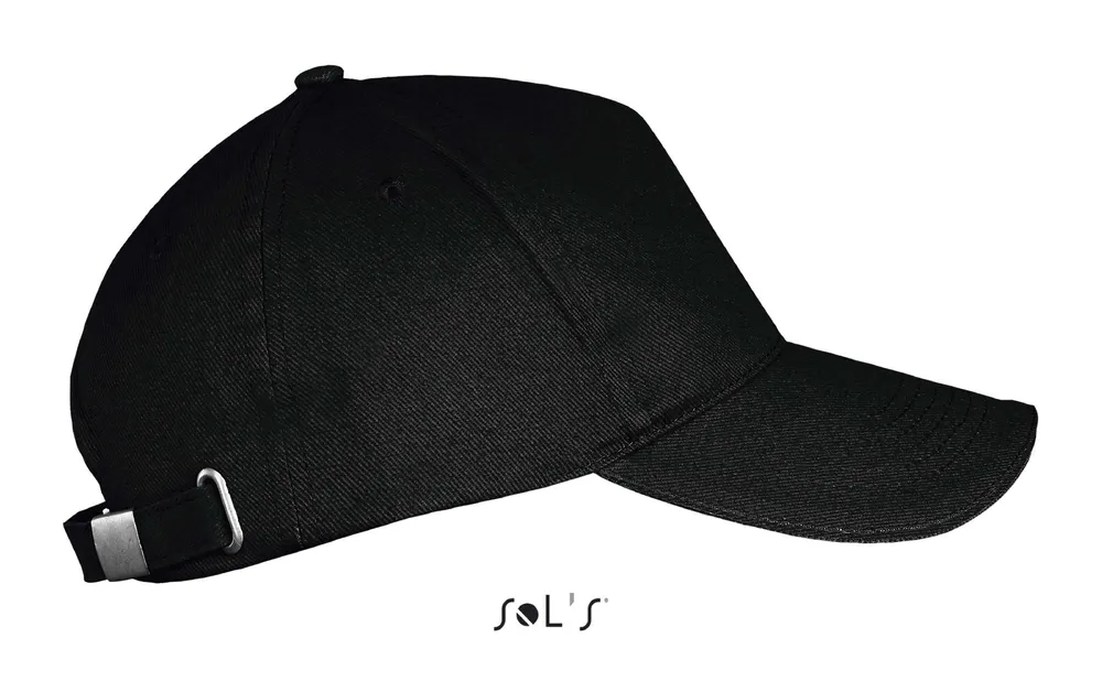 Long Beach Vijfpanelenpet – Zwart