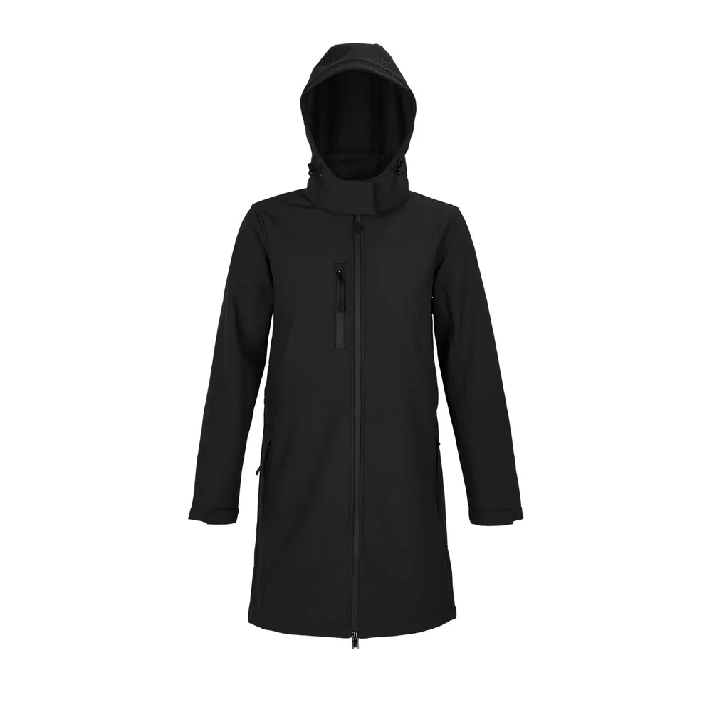 Achille Women Softshell – Diep zwart