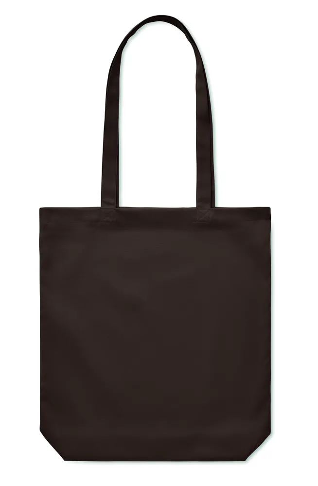 Rassa Coloured · Stevige canvas boodschappentas – Chocolade