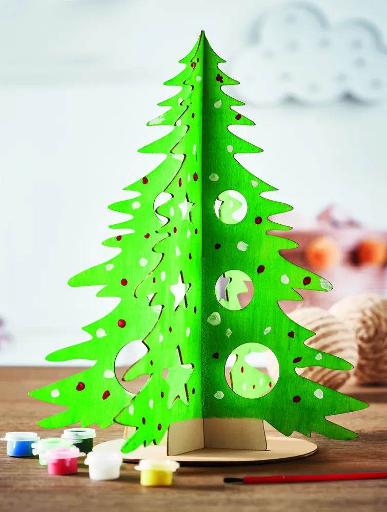 Tree And Paint · Diy houten kerstboom – Hout