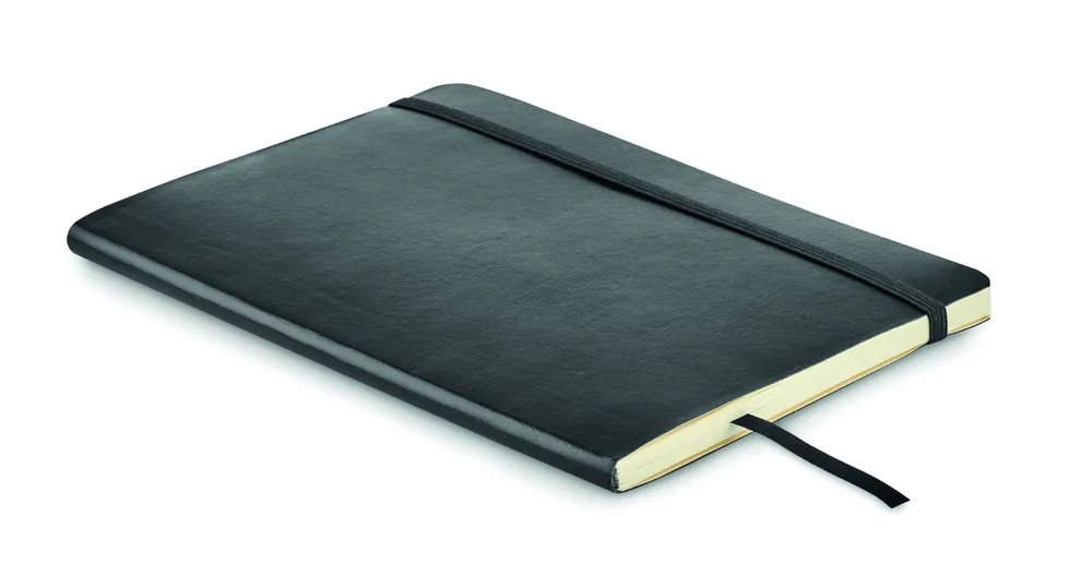 Breta · A5 gerecycled notitieboek – Zwart