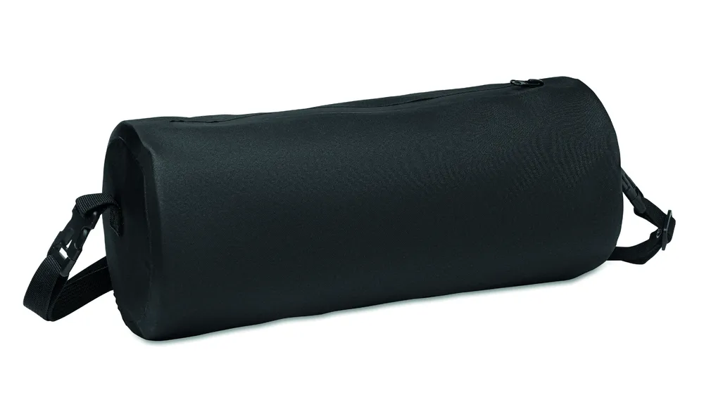 Brenna Tube · Sporttas van 300D RPET – Zwart