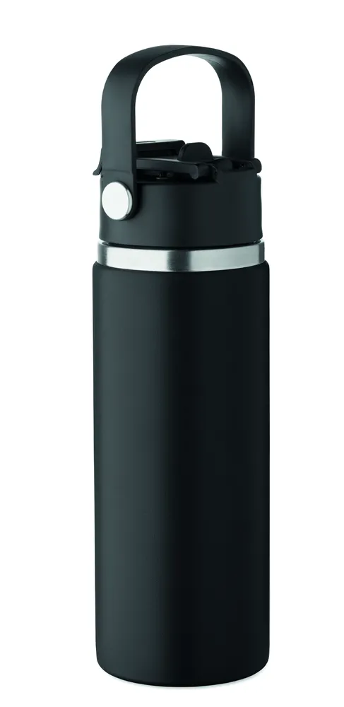 Suma Grip · Dubbelwandige fles 500ml – Zwart