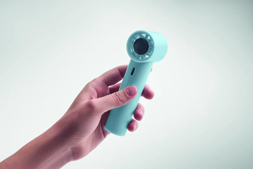 Glaci · Mini hi-speed handventilator – Babyblauw