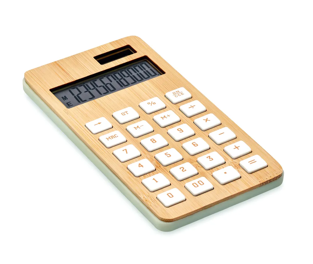 Calcubim · 12-Cijferige calculator – Hout
