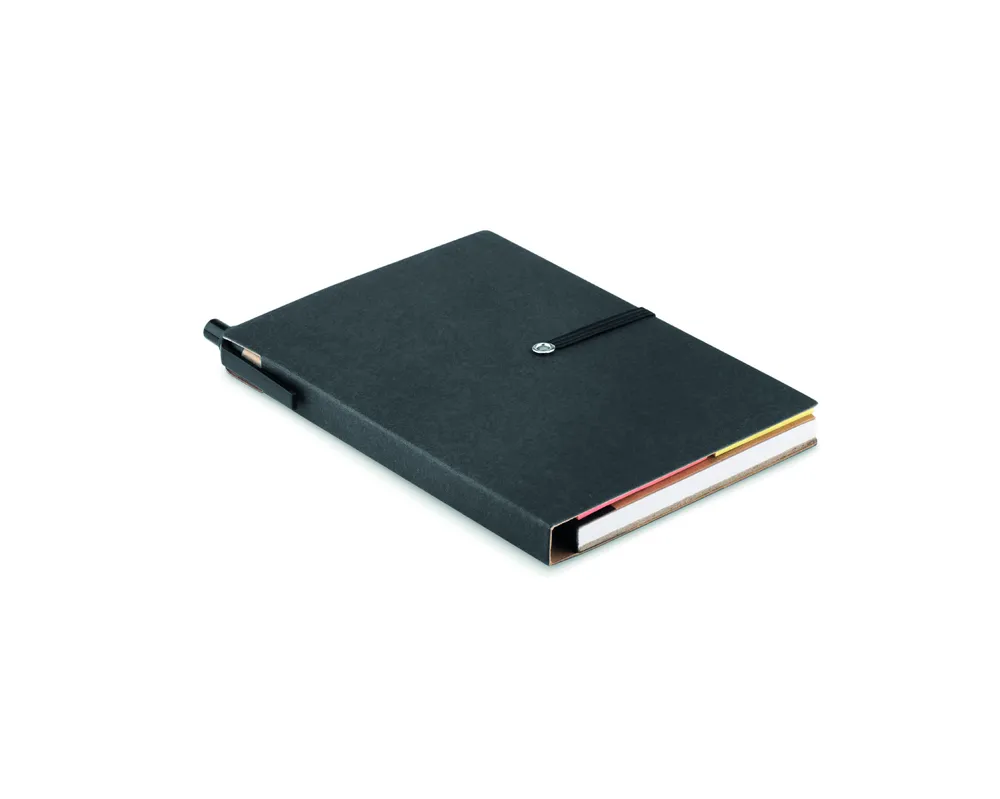 Reconote · Gerecycled notitieboekje pen – Zwart