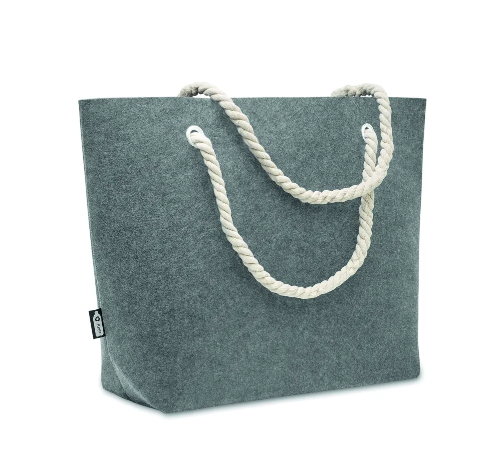 Feltsea · Strandtas van RPET-vilt – Grijs