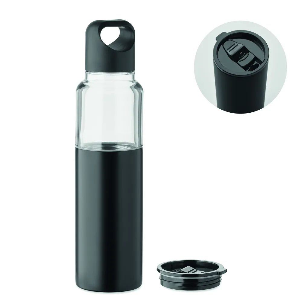 Dualuse · 2-in-1 fles 610ml – Zwart