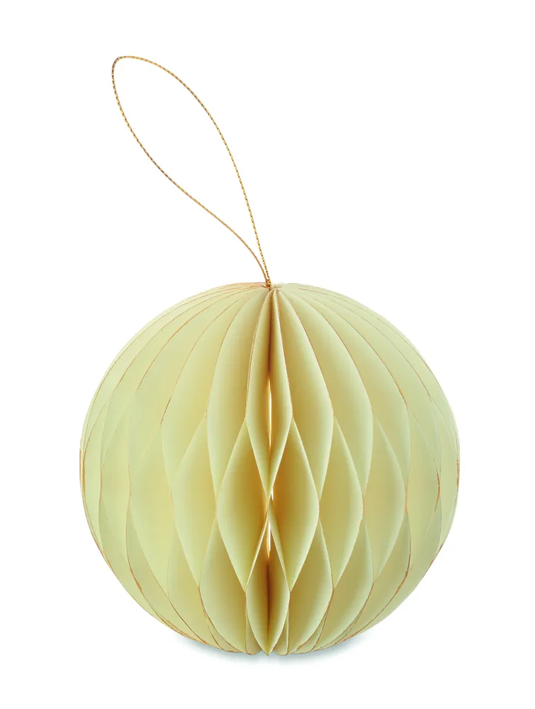 Harmobauble · Opvouwbare kerstbalhanger – Beige