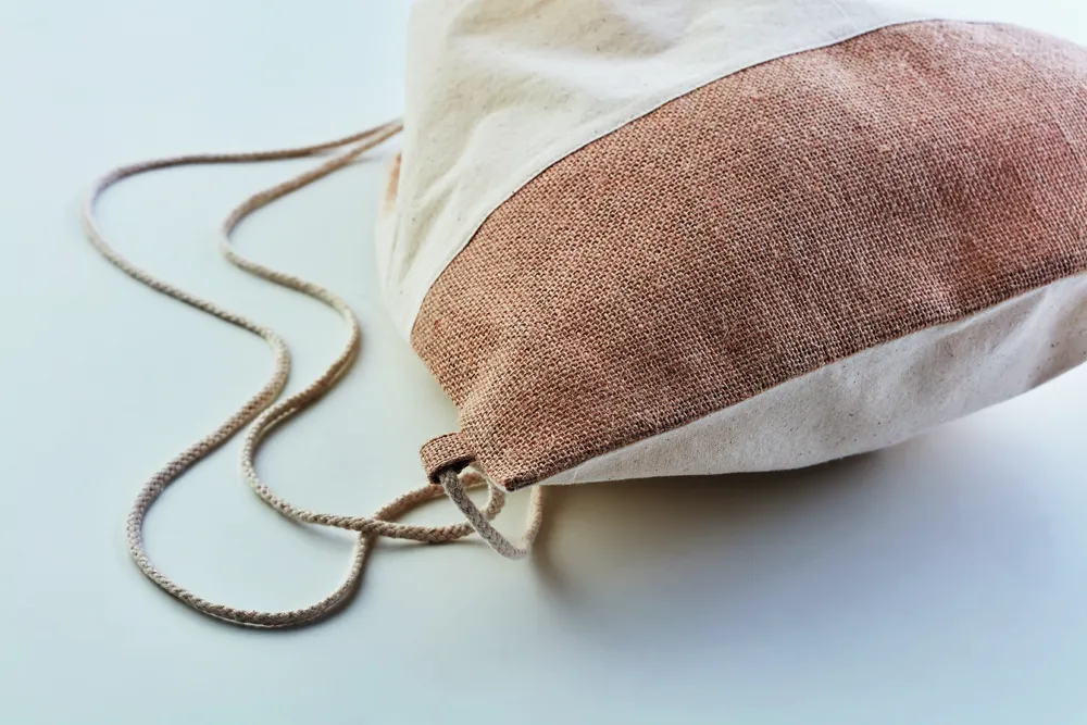 India · Rugzak met jute – Beige