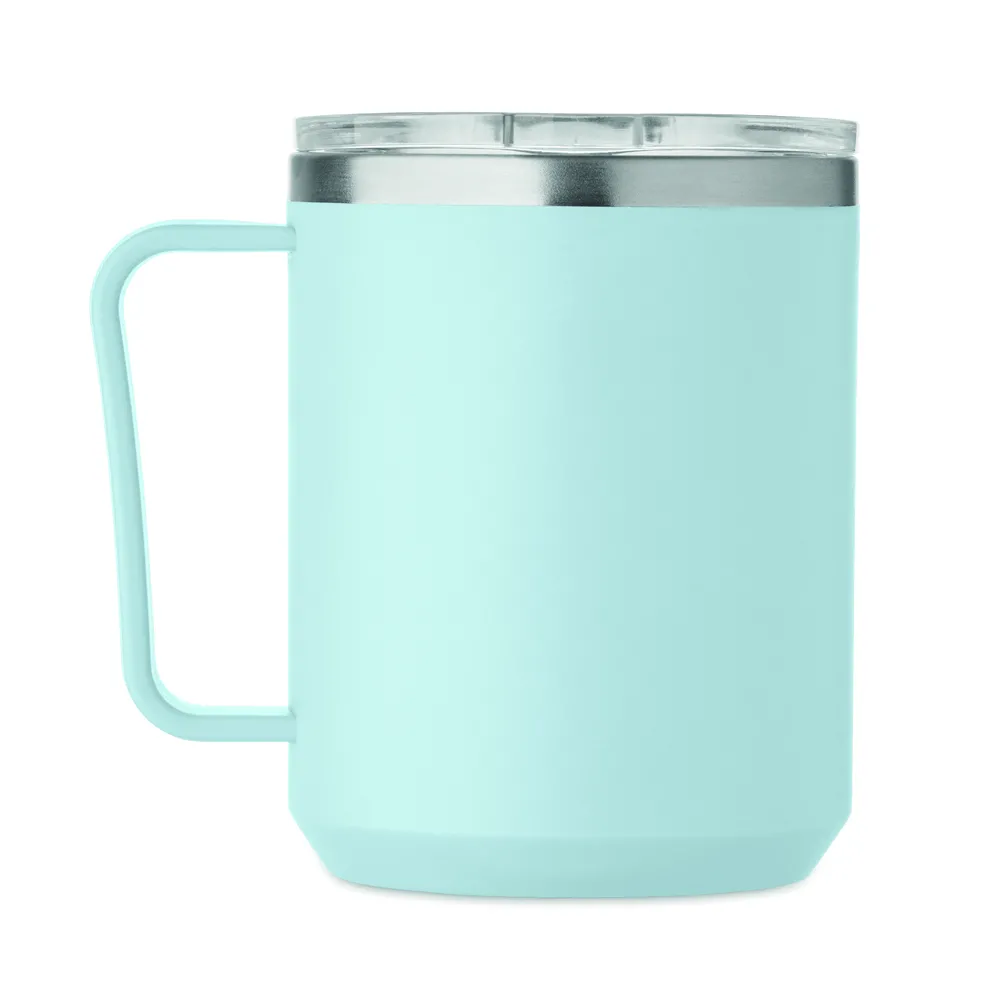 Cocoa · Dubbelwandige mok 400ml – Babyblauw