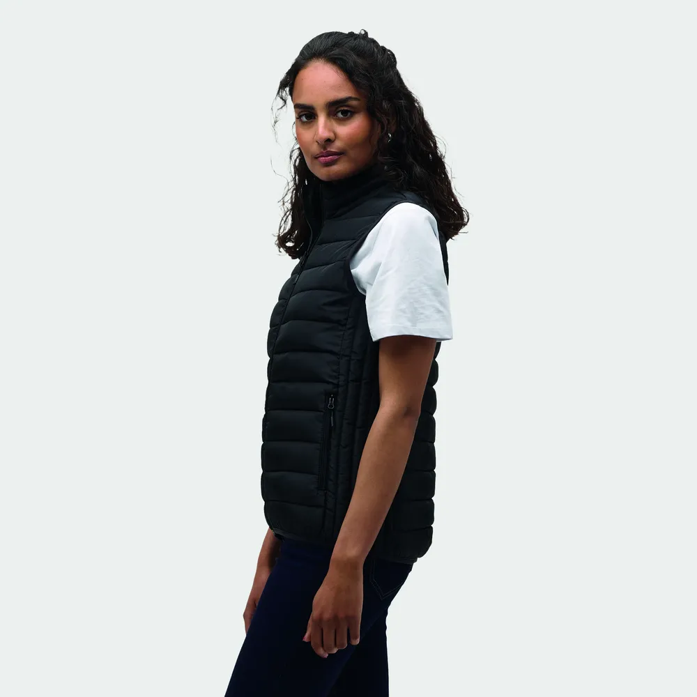 Stream Bw Women · Stream Dames Bodywarmer – Zwart