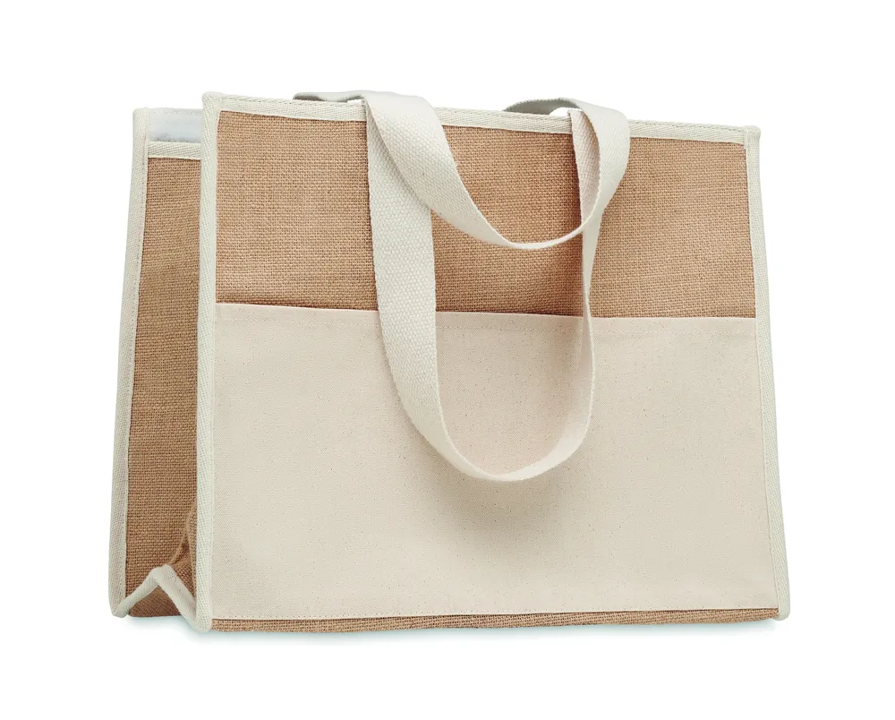 Campo De Geli · Koeltas van canvas en jute – Beige
