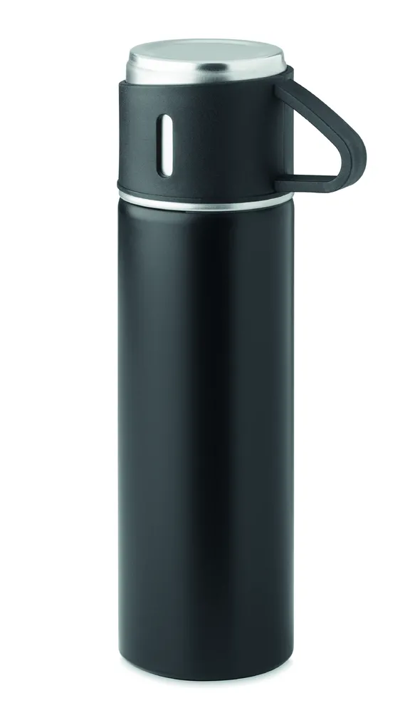 Tonia · Dubbelwandige fles 420 ml – Zwart