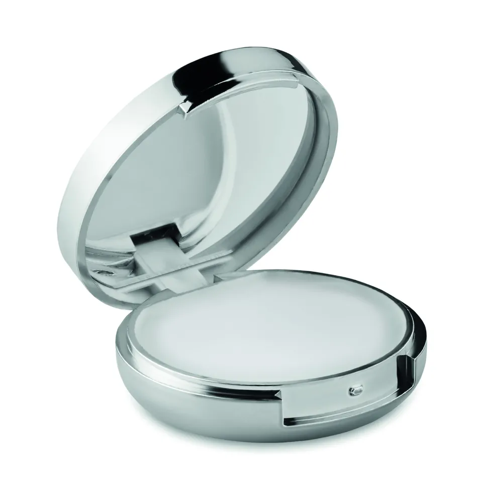 Duo Mirror · Lippenbalsem spiegel – Glanzend zilver