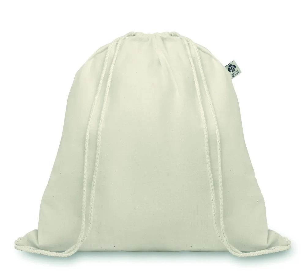 Organic Hundred · Katoenen rugzakje met koord – Beige