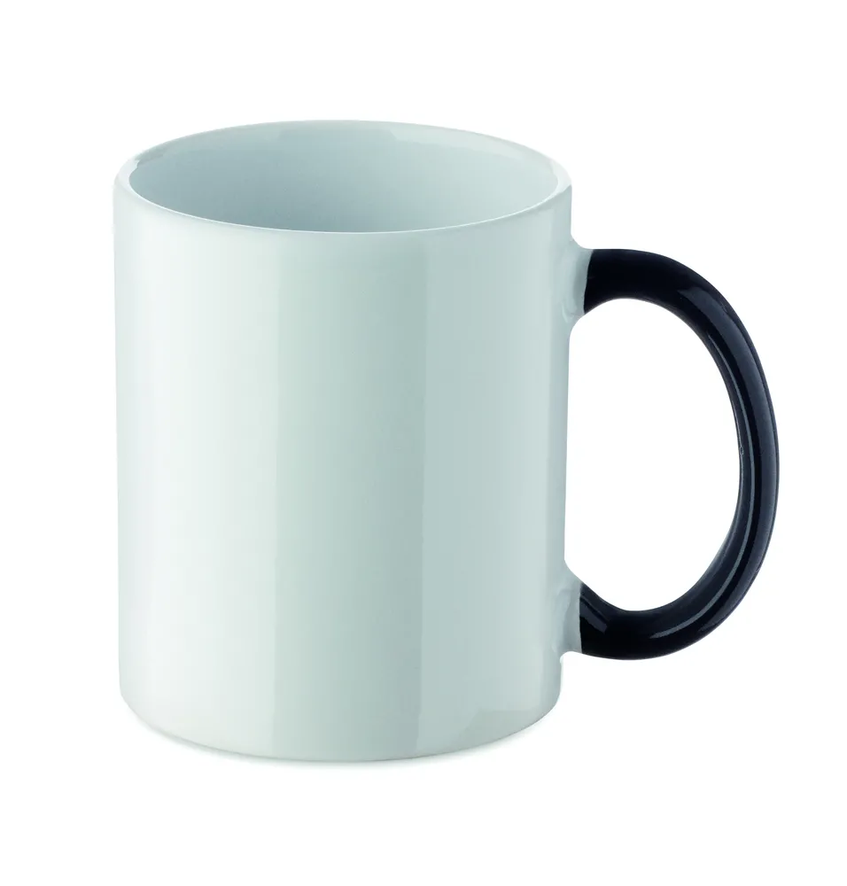 Festimug · Keramische kerst mok 300ml – Zwart/rood