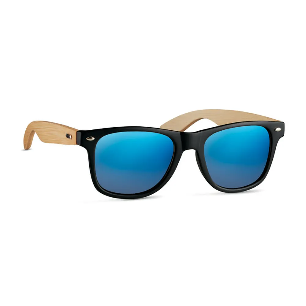 California Touch · Zonnebril met bamboe frame – Blauw
