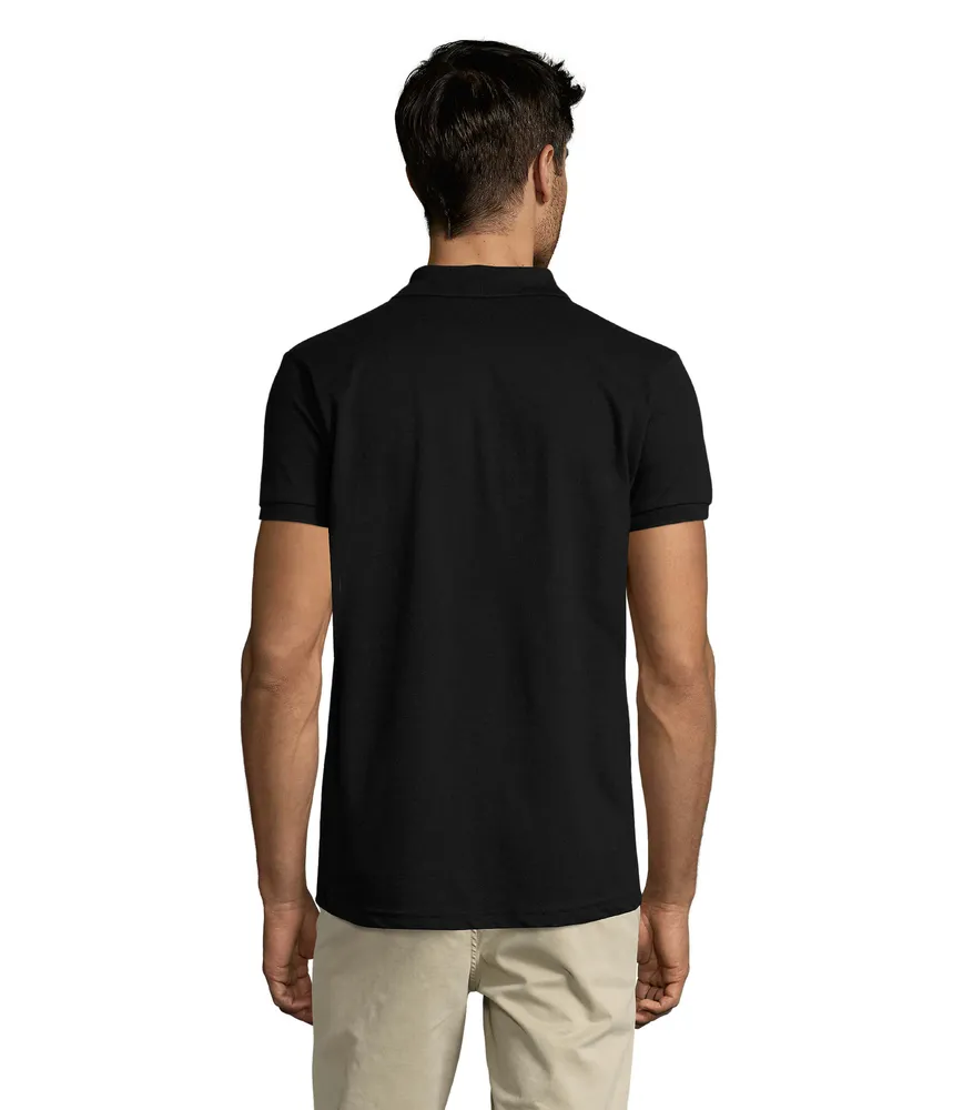 Prime Men · Prime heren polo 200g – Zwart